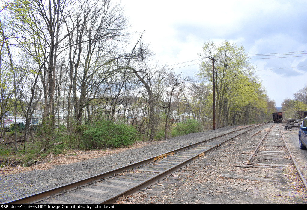 Looking south from the former CNJ Minersville Station